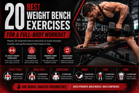 20 Best Weight Bench Exercises for a Full-Body Workout