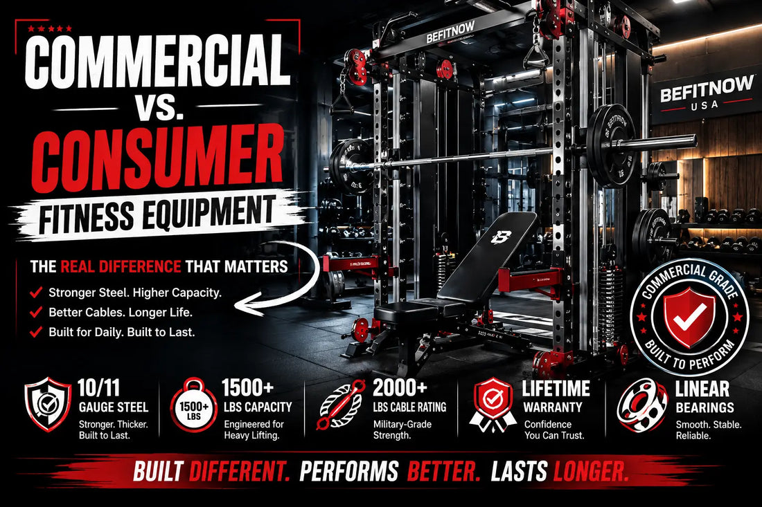 Commercial vs Consumer Home Gym Equipment