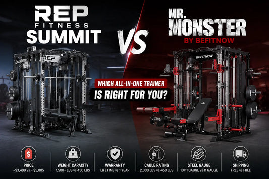 rep fitness summit vs Befitnow Mr monster