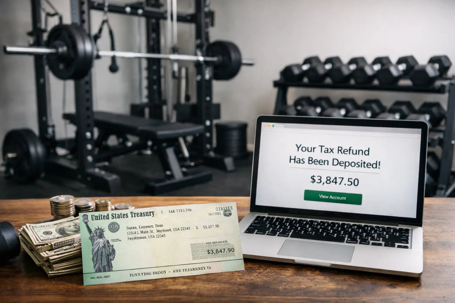 Your Tax Refund Can Buy 10 Years of Gym Memberships. Or Equipment That Lasts Forever.