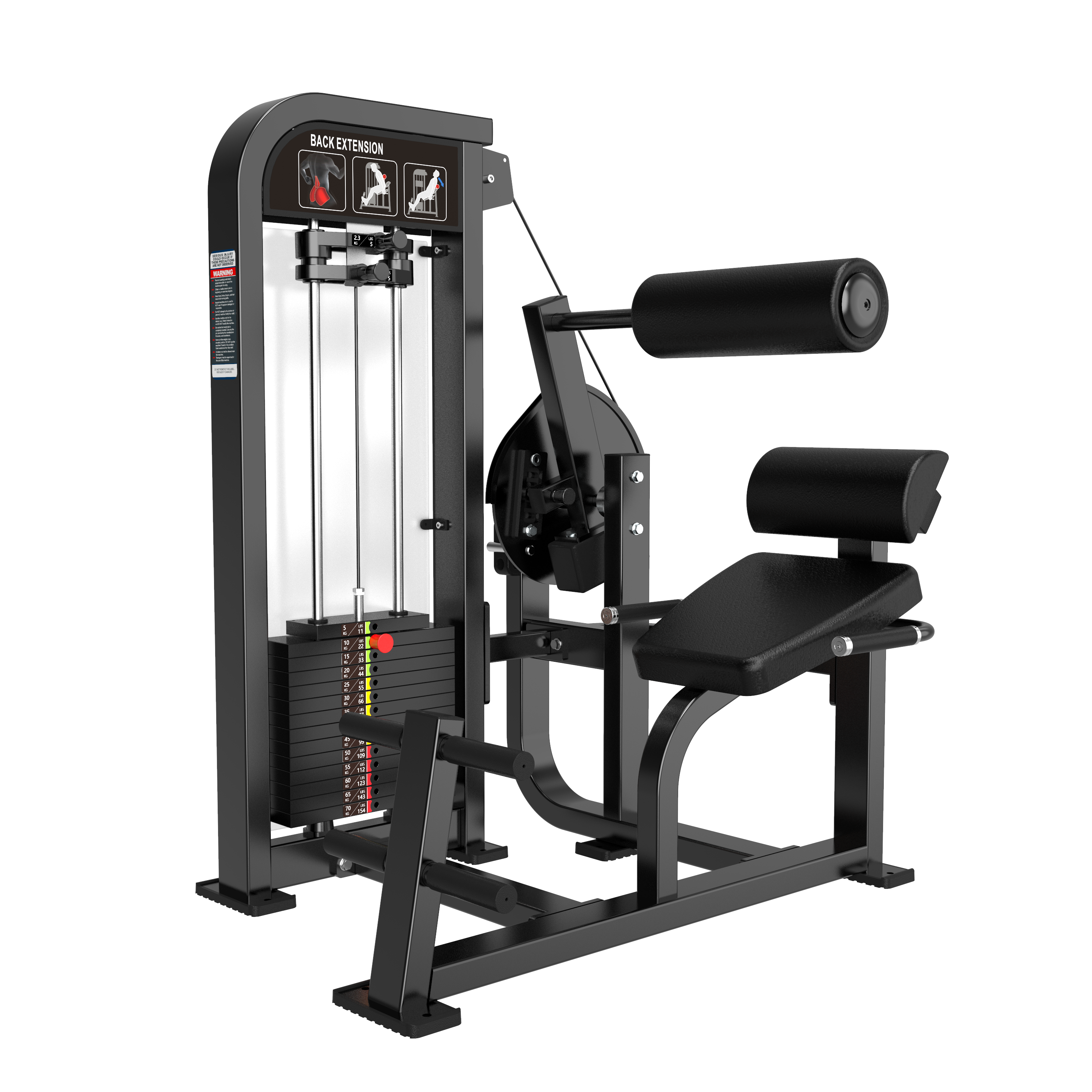 Weighted Backload Machine Weighted Back Extensions