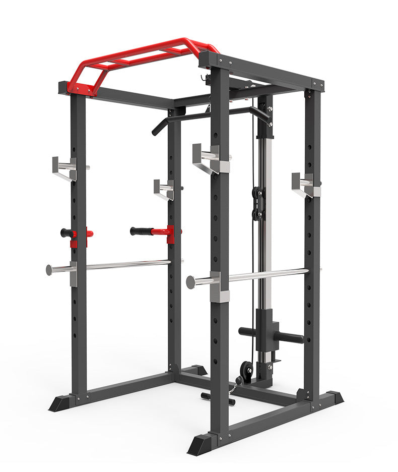Multi Functional Squat Rack with Lat Machine