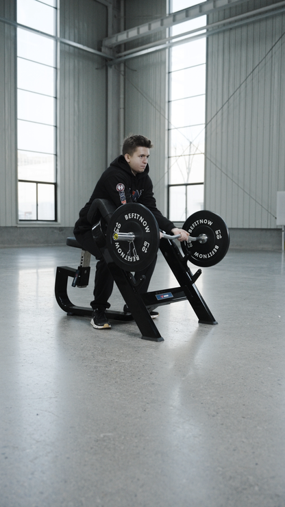 Seated Preacher Curl Bench
