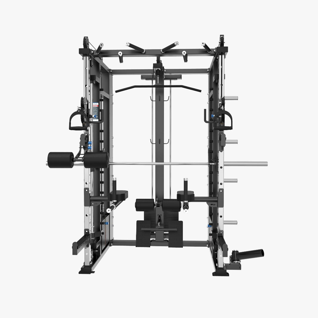 The Relentless Trainer Smith Machine front view