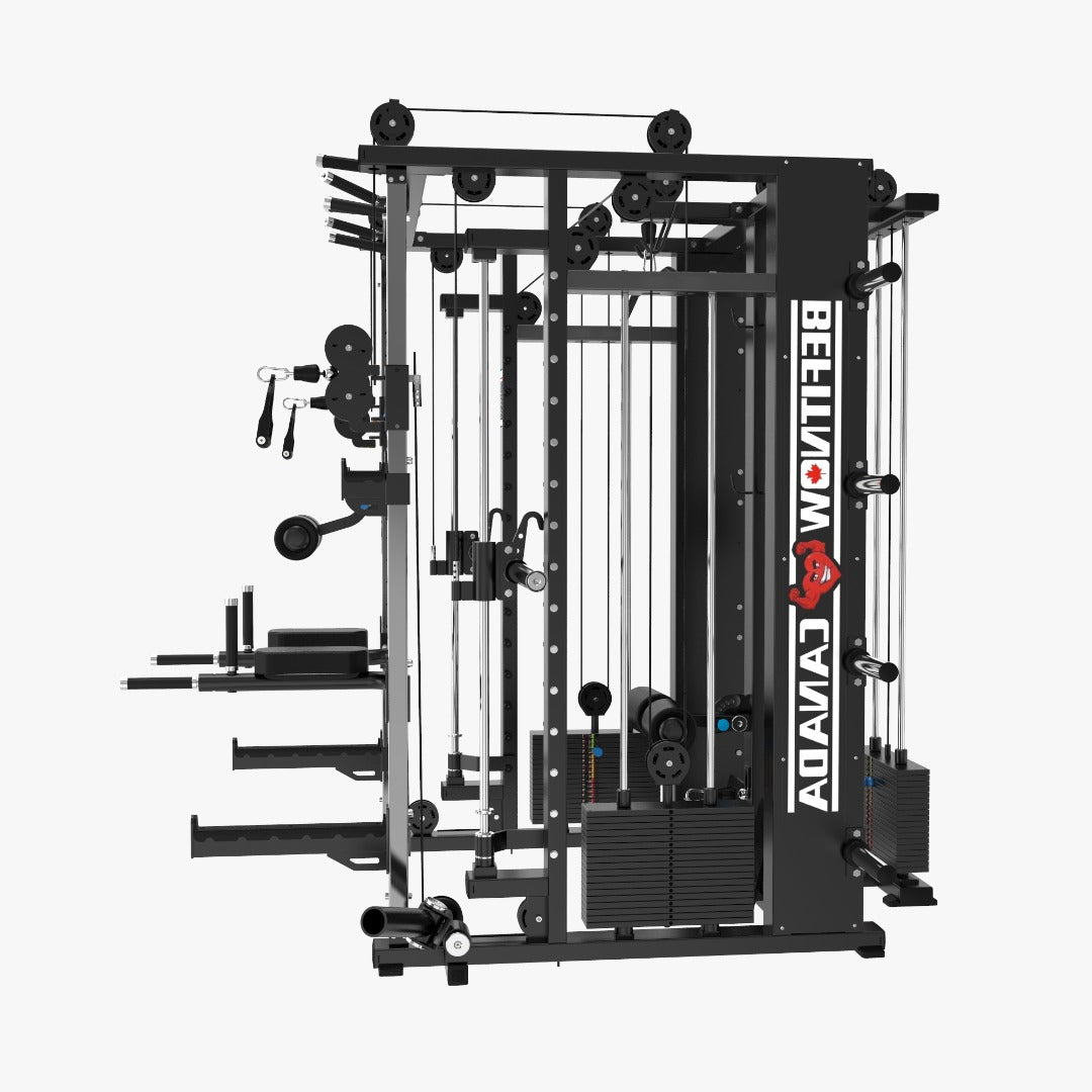 The Relentless Trainer Smith Machine Side view