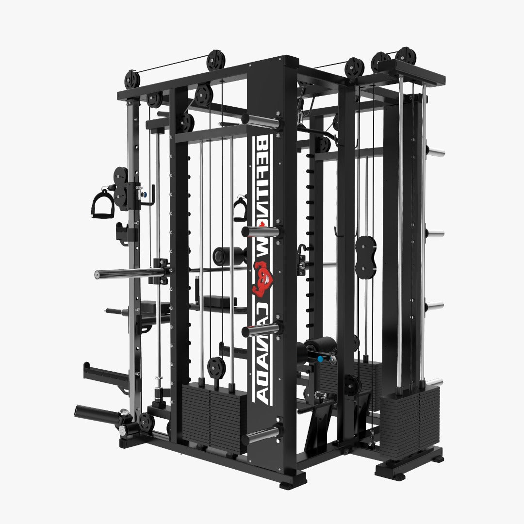 The Relentless Trainer Smith Machine Back view