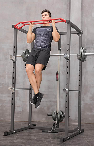 Multi Functional Squat Rack with Lat Machine Ultimate Home Gym