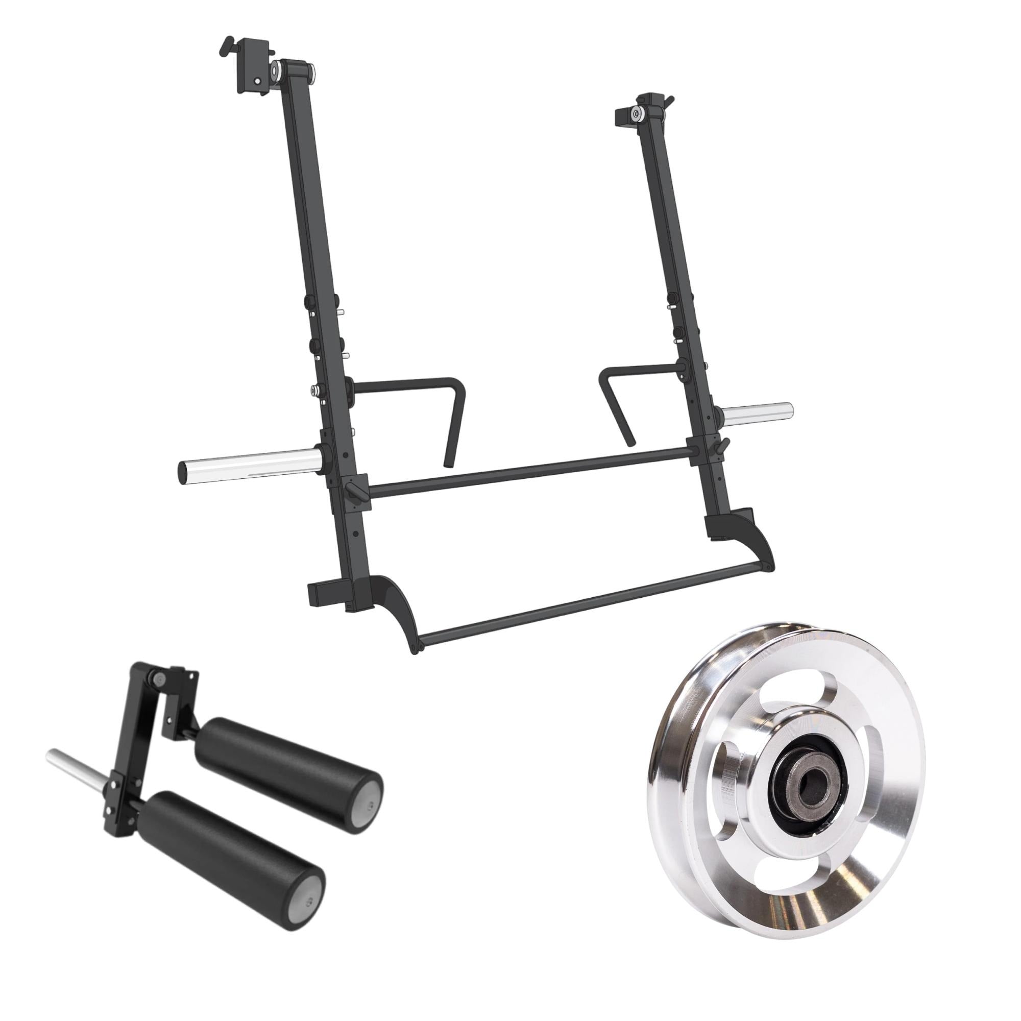 Aluminum Pulley Upgrade , Leg Extension And Jammer Arms